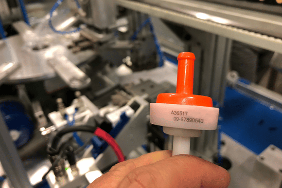 Nadruk informacji zmiennych na filtrze