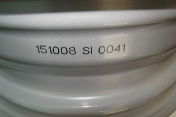 Znakowanie felg w przemyśle oponiarskim