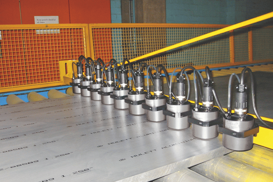 Oznakowanie na płytach arkuszach aluminiowych