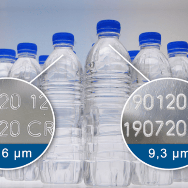 Znakowanie nakrętek plastikowych i kapsli z tworzywa za pomocą szybkich systemów inkjet oraz laserów REA JET.