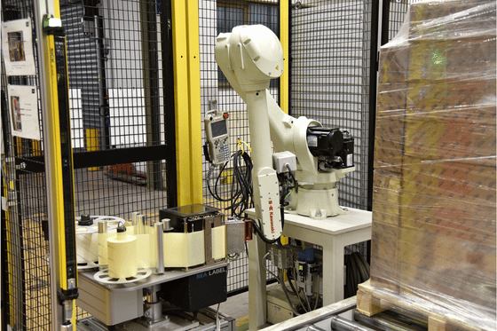 Automatyczny robot do etykietowania produktów REA LABEL