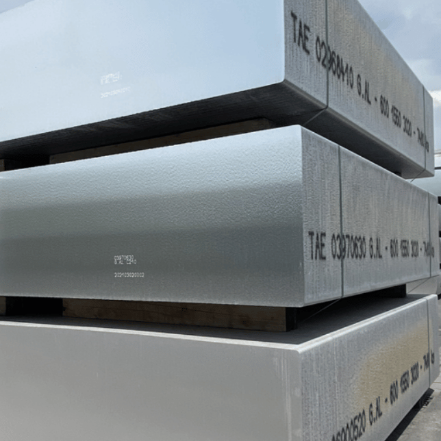 Znakowanie aluminium na slabach z danymi produkcyjnymi